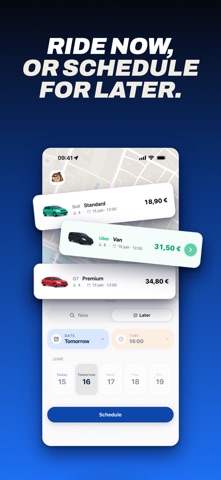 Fab Cab: Compare Ride Prices iPhone screenshot