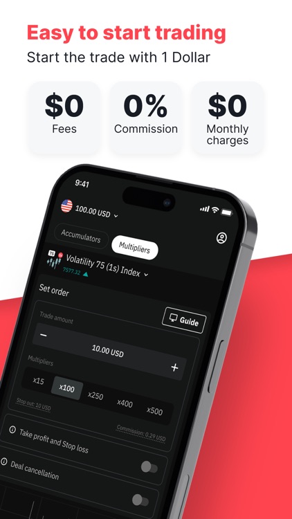 Deriv GO: online trading app