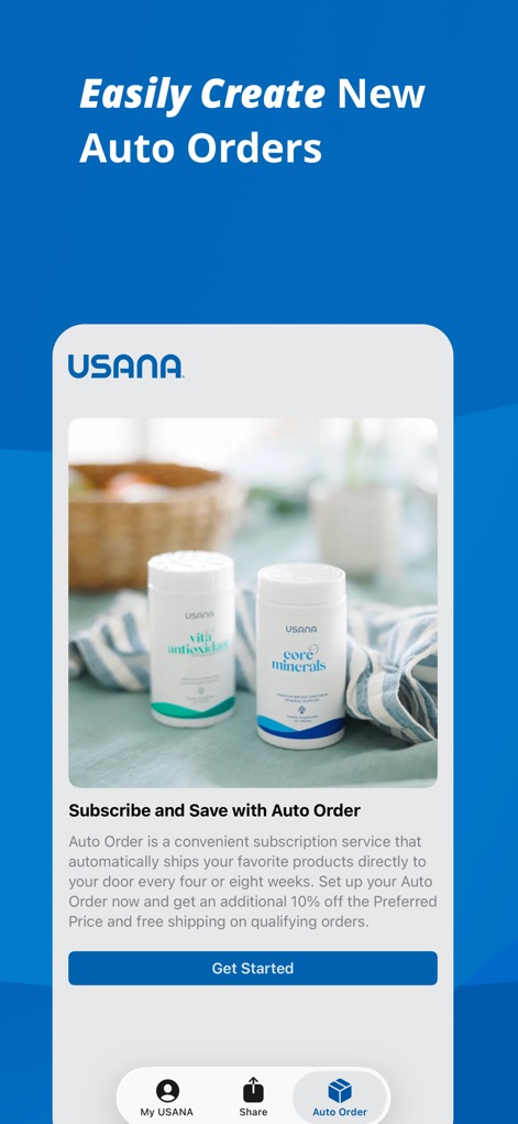 USANA Subscribe + Save - App de Salud y forma física | MWM