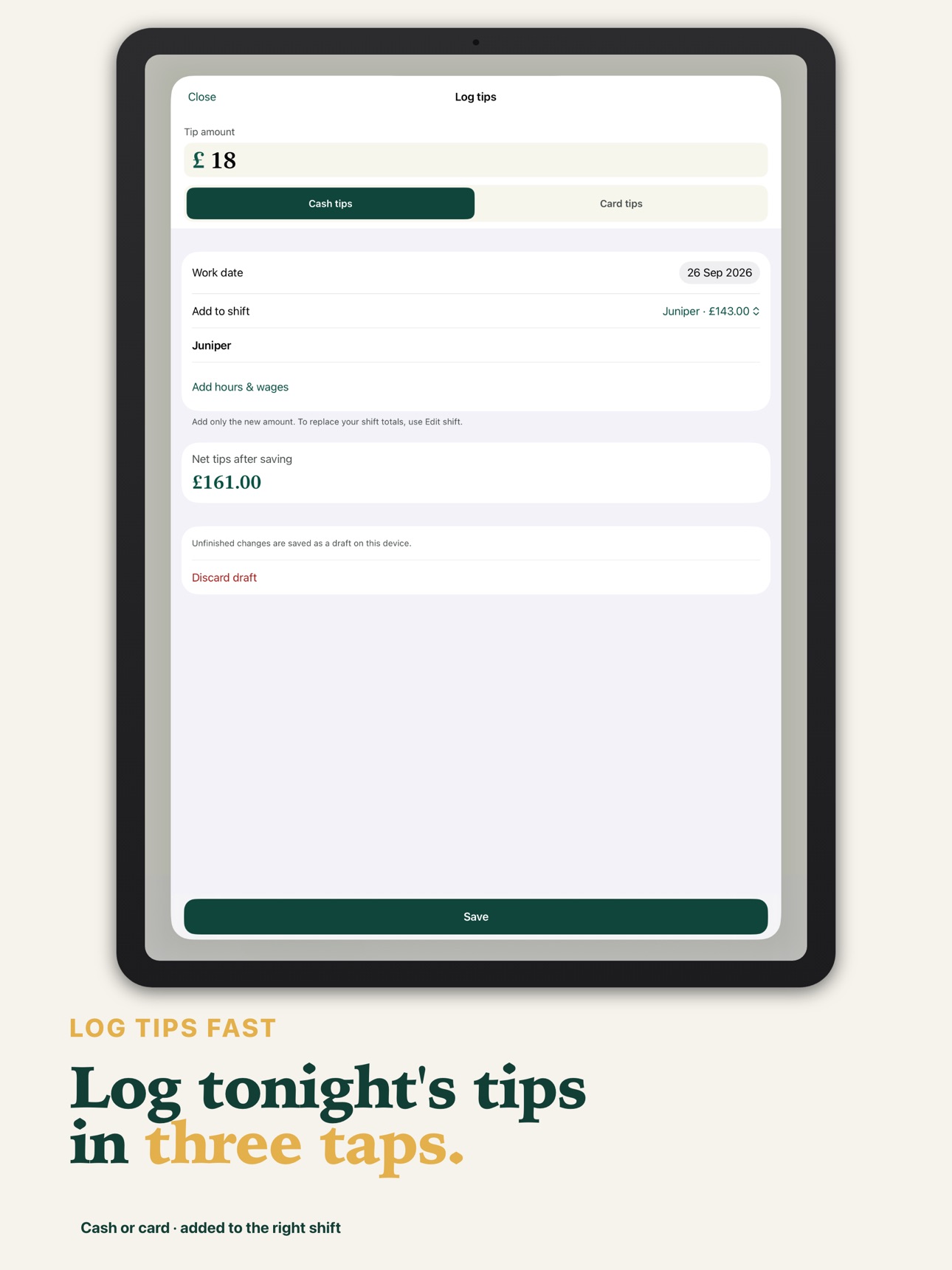 Screenshot 9 of Shift Earnings: Tip Tracker