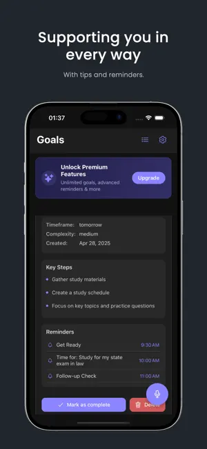GoalGenie AI screenshot 3