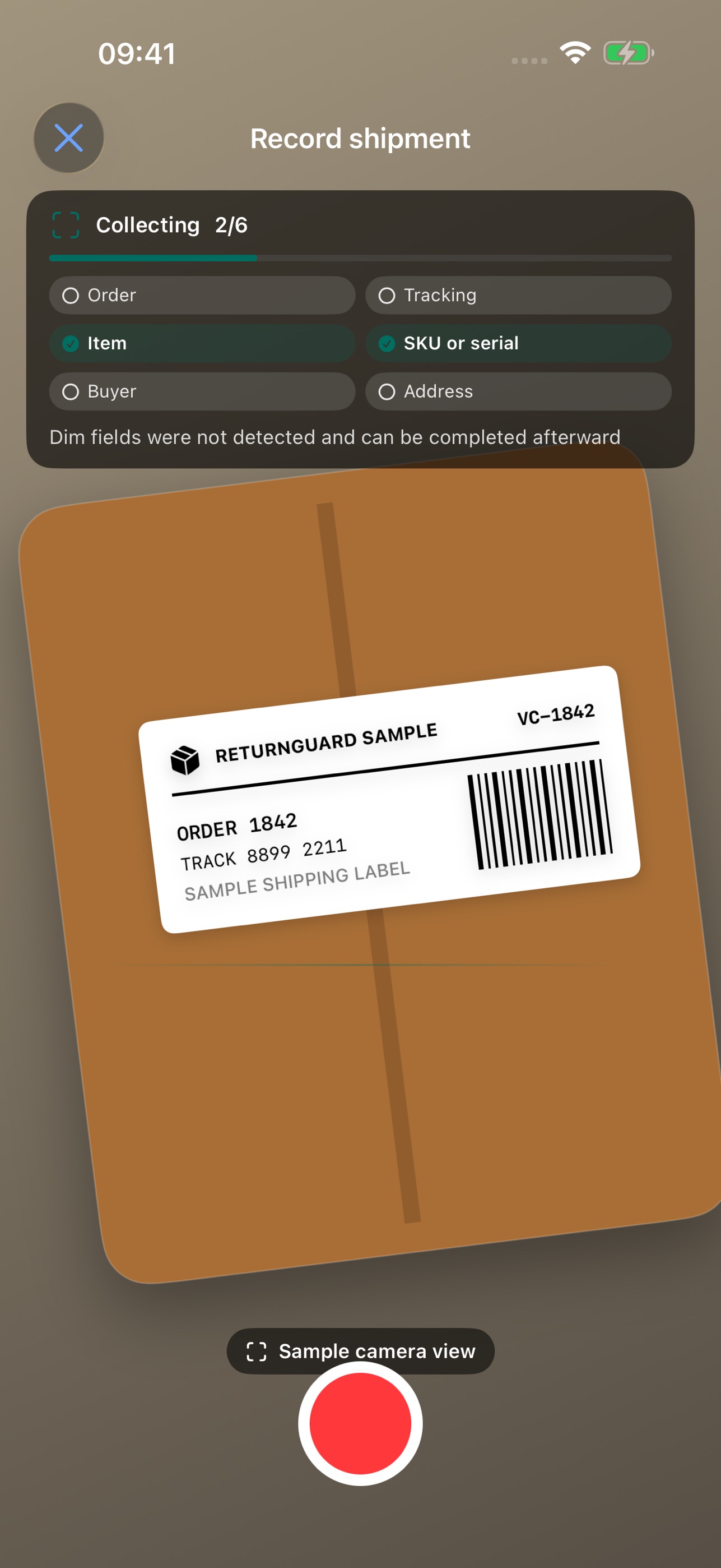 Screenshot 2 of ReturnGuard: Seller Records