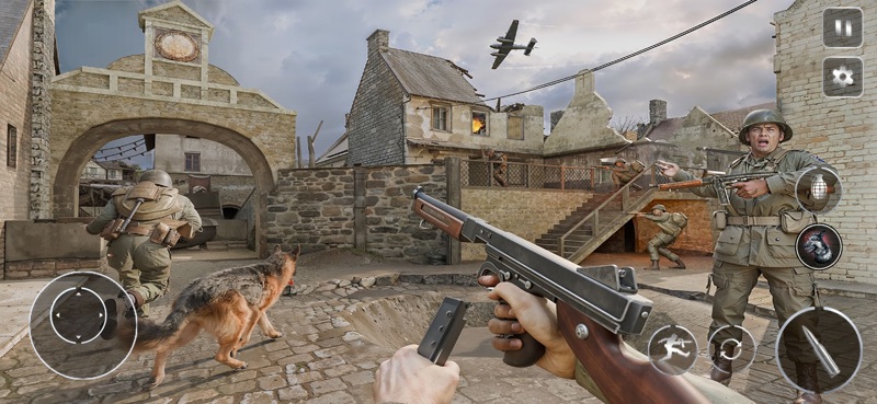 chamada de coragem : WW2 FPS screenshot 1