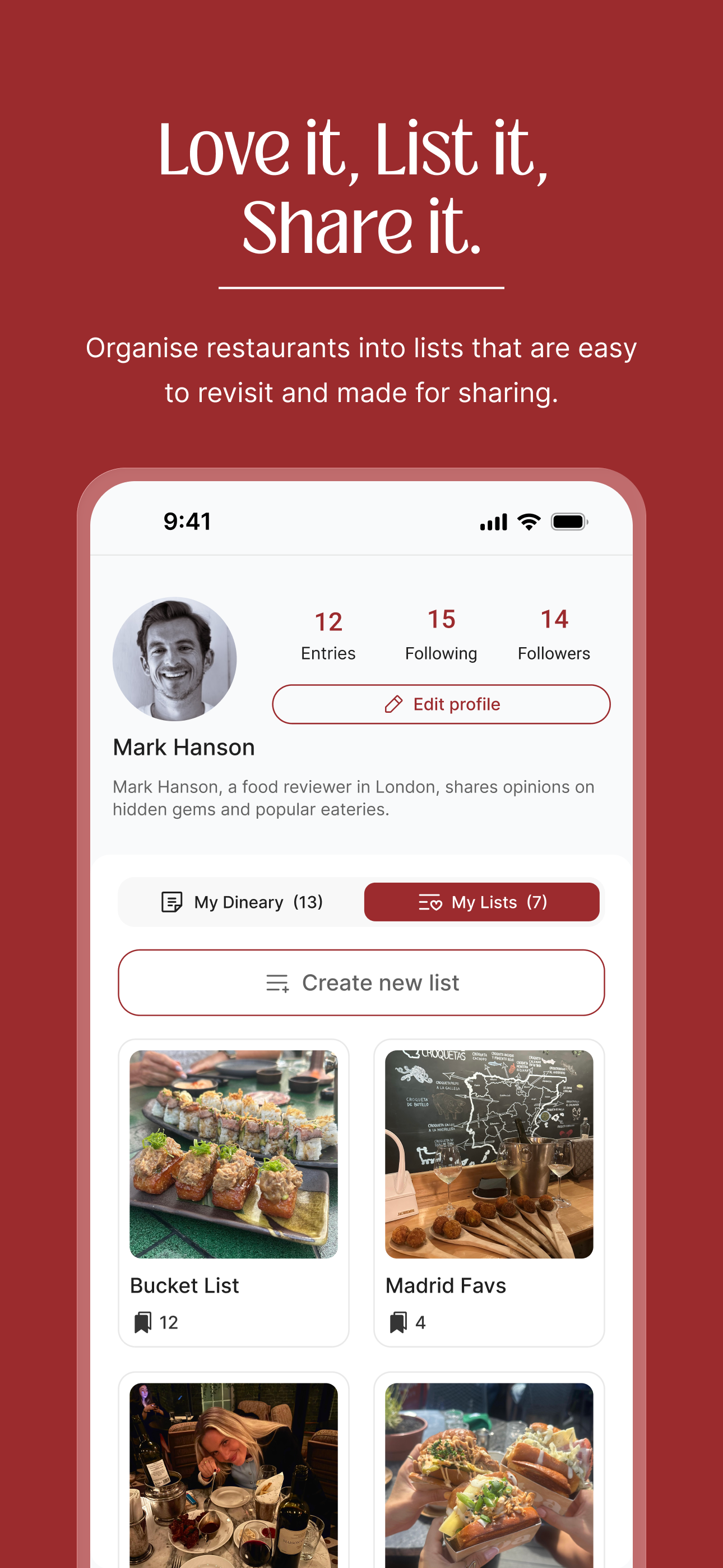 Dineary screenshot 2