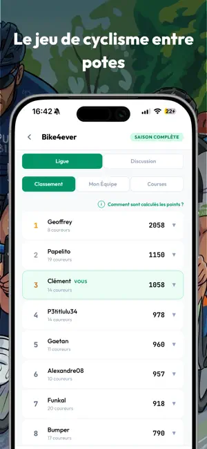 L'Échappée Cyclisme screenshot 1