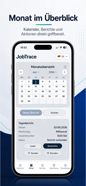 JobTrace screenshot 2