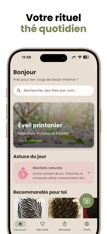 Teafinity: Minuteur Thé & IA screenshot 6 of 6