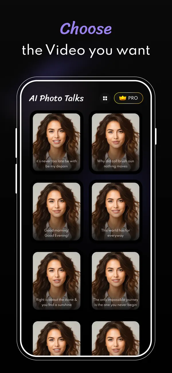 Screenshot #3 pour AI Photo Talks - AI Talk Video