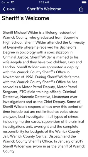 Warrick County Sheriffs Office screenshot 3