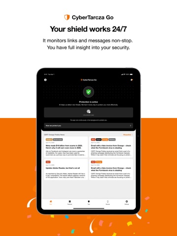 CyberTarcza Go iPad screenshot