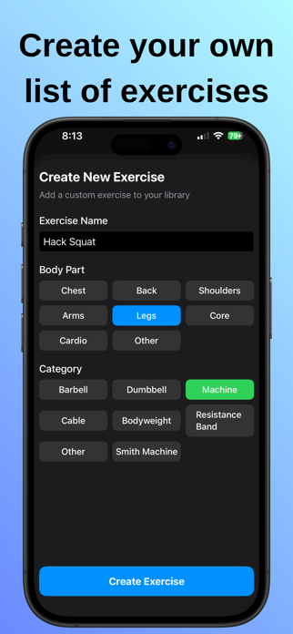 Lift Notes - Gym Tracker Screenshot 4 of 6