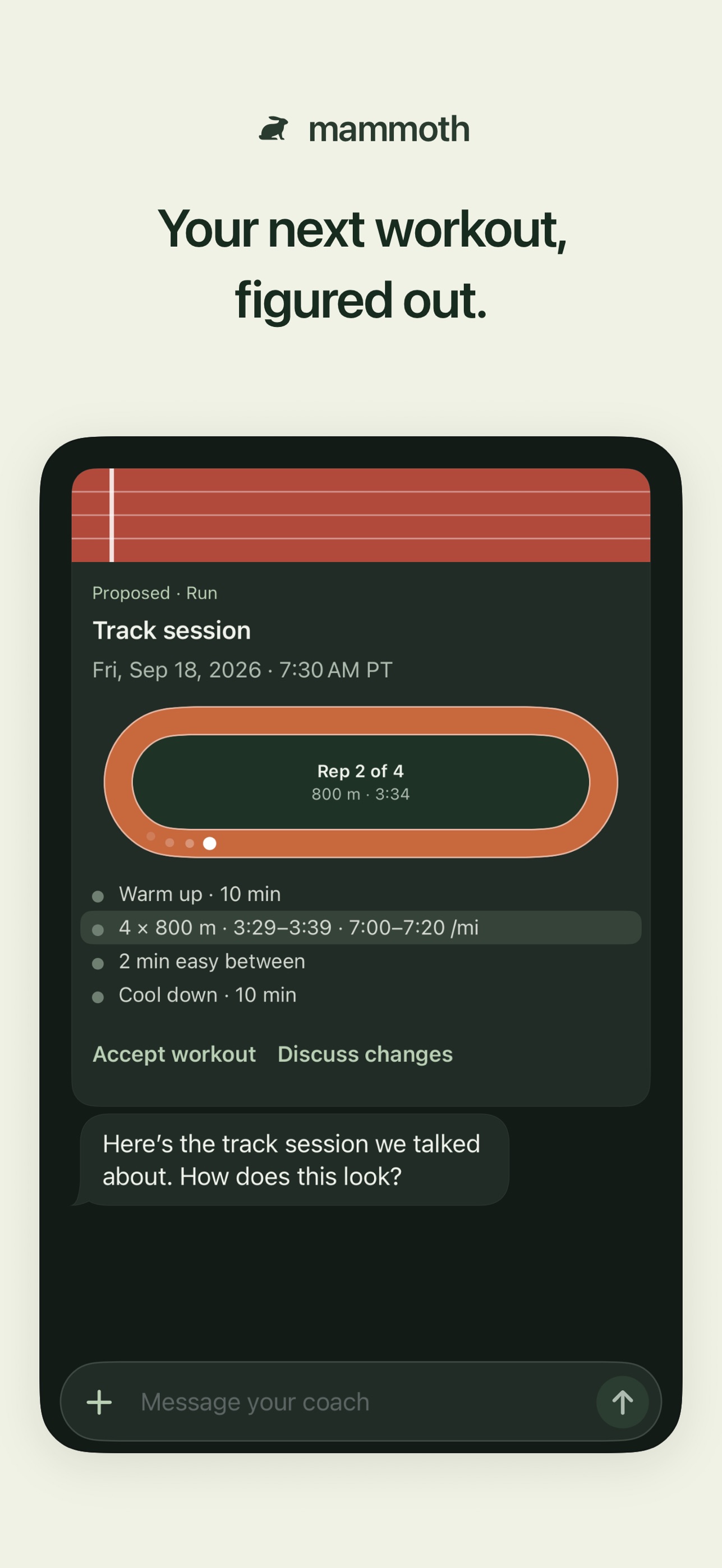 Screenshot 2 of mammoth: endurance coach