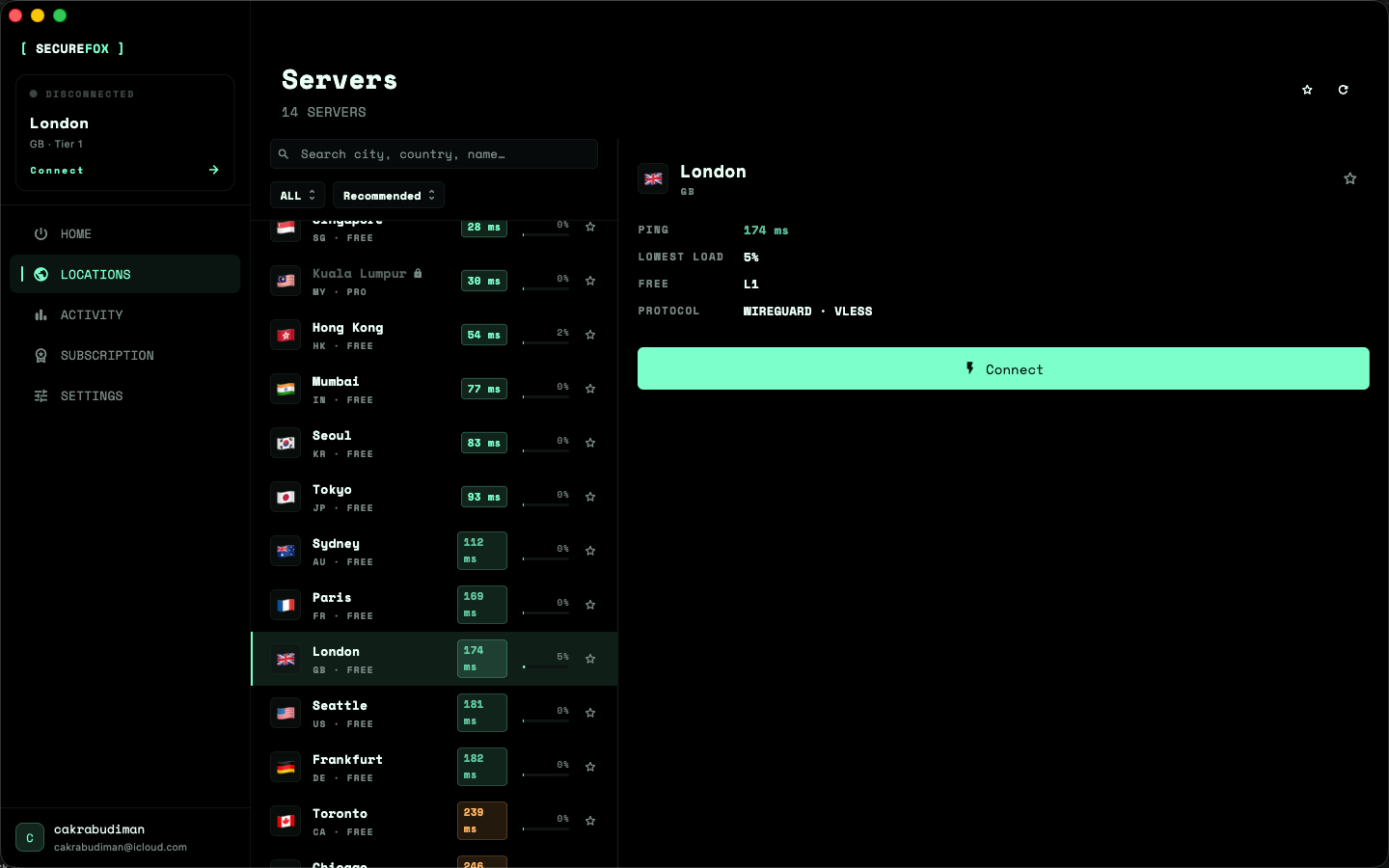 SecureFox: Post-Quantum VPN screenshot 19