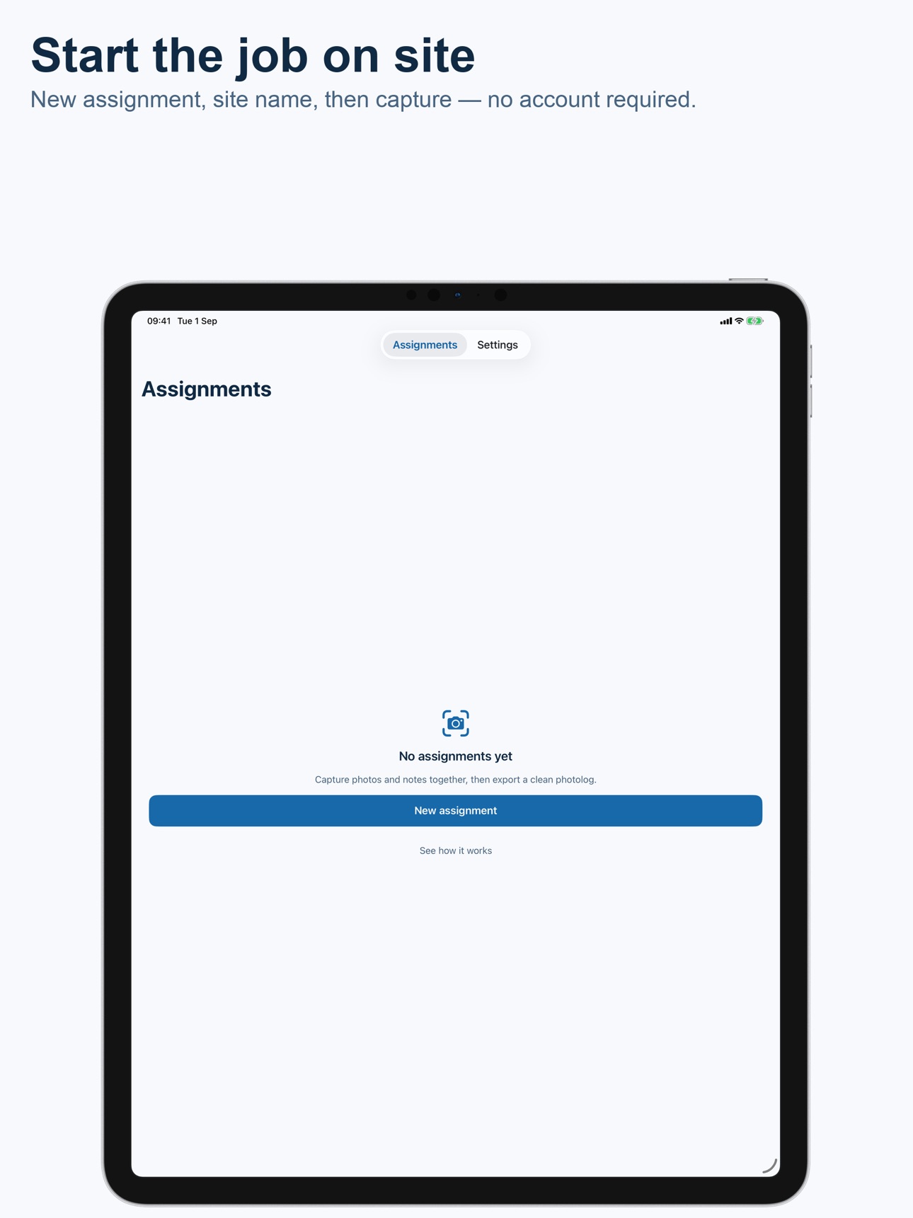 Screenshot 6 of FieldProof Log: Inspection
