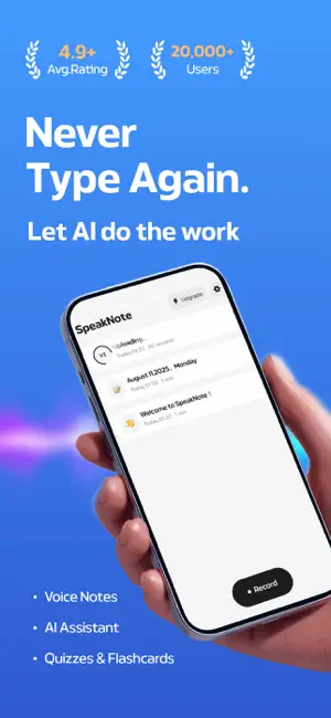 Notes Ai: Speech to Notes screenshot 1