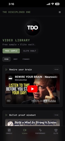 The Disciplined One screenshot