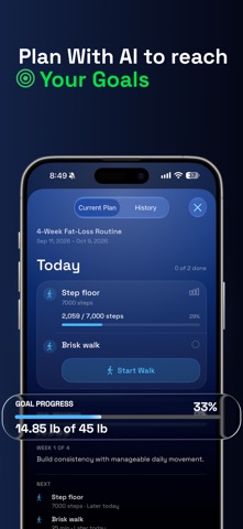 Rivlo: AI Planner & Pedometer Screenshot 8 of 9