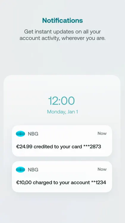 Captura 6 de 6 de NBG Mobile Banking