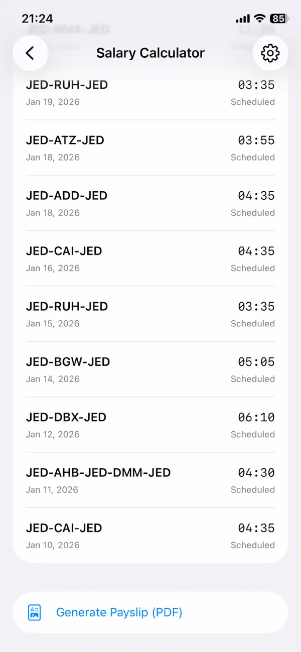 #3. FlightTimeApp (iOS) Ved: Gianluigi Grassi