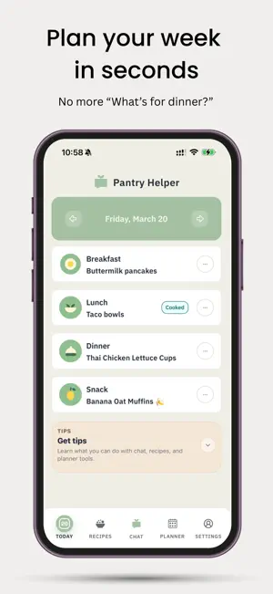 Pantry Helper - Meal Planner screenshot 1