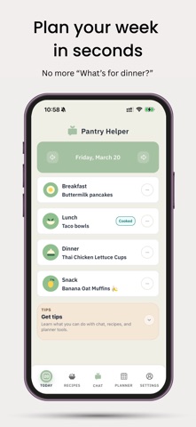Pantry Helper - Meal Planner screenshot