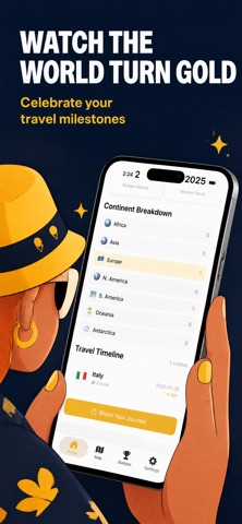 Vistd – Visited Countries Screenshot 2 of 3