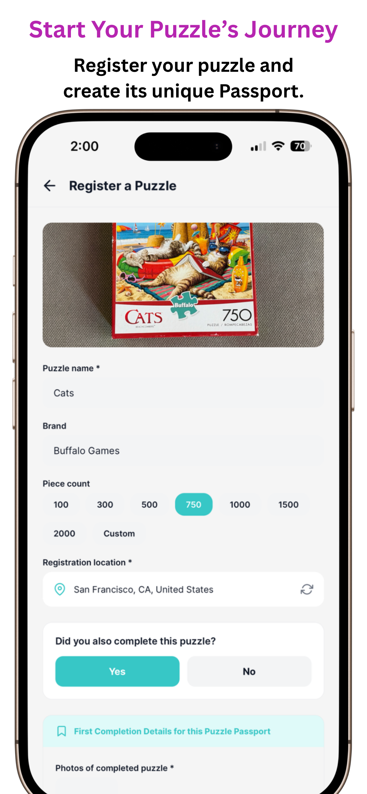 Puzzle Passport screenshot 2