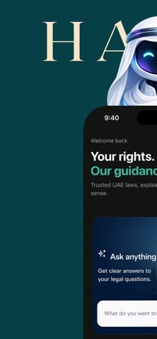 HAQQ - UAE AI Agent Guide iPhone screenshot