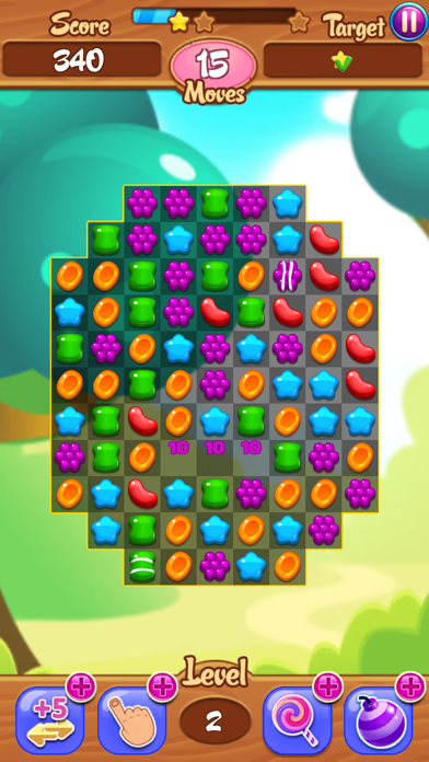 Screenshot #2 pour bonbons bon goût match 3 2019