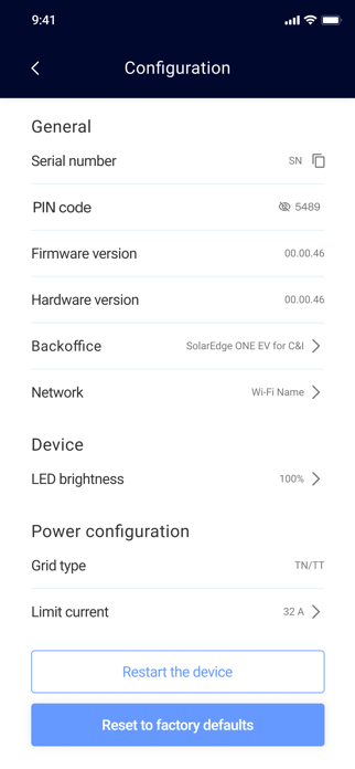 SolarEdge ONE EV Charger Setup Screenshot 3 of 4
