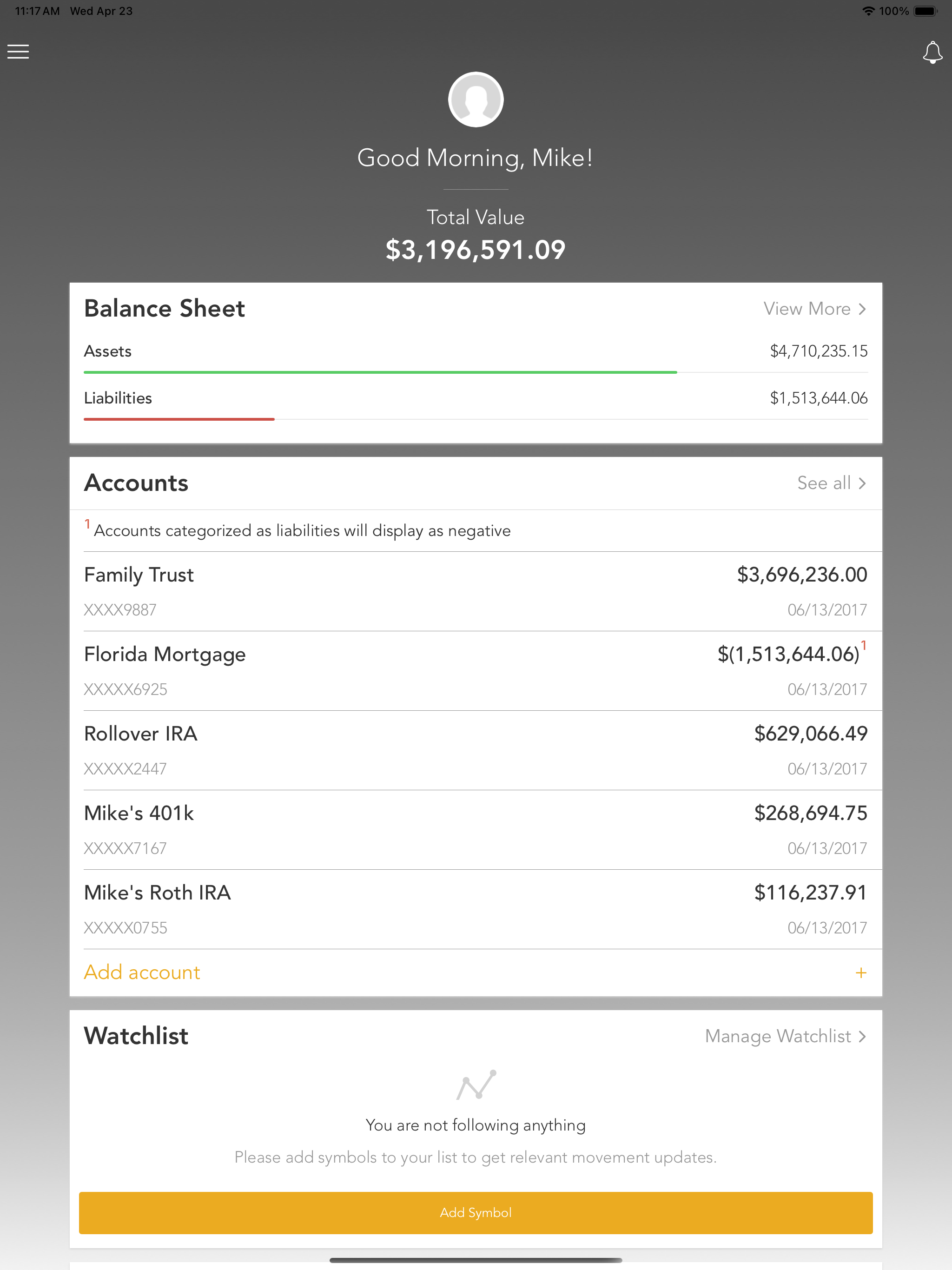 ARK Financial Client Portal
