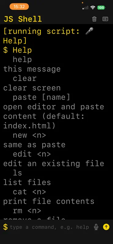 JS Shell screenshot 2 of 3