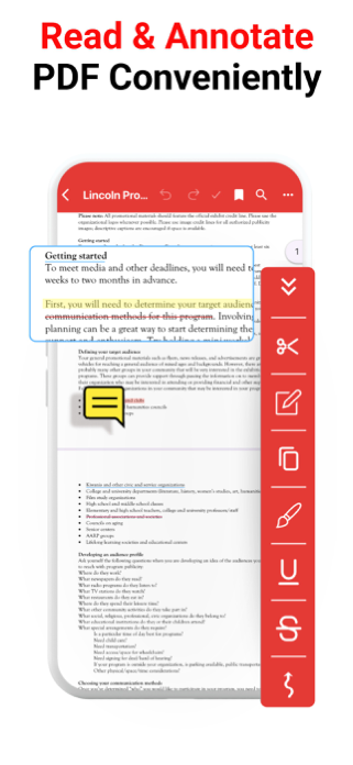 PDF Reader, Editor & Scanner + Screenshot 2 of 9