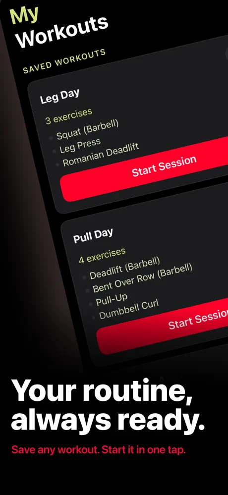 Simple Gym Tracker+ screenshot 3