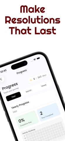 New Year's Resolution Tracker Screenshot 4 of 6