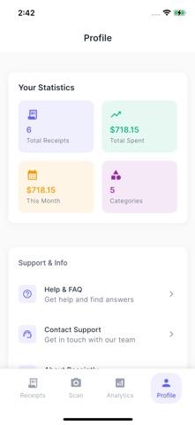 Receiptly - Expense Tracker Screenshot 5 of 6