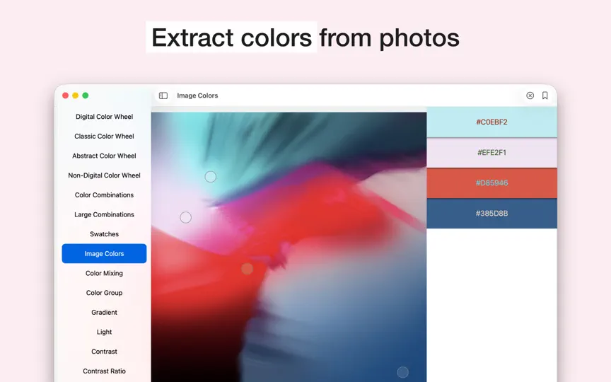 Скриншот Color Wheel на iPhone 4