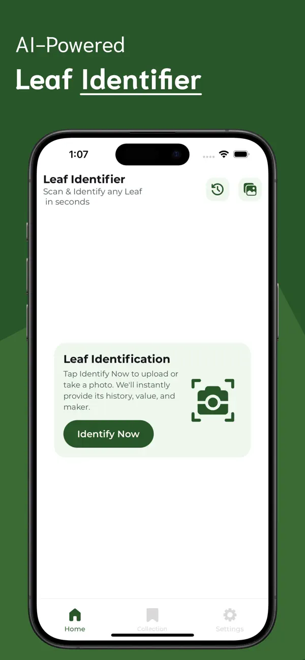 #1. Leaf Identifier - LI (iOS) Ved: Ankur Dhameliya