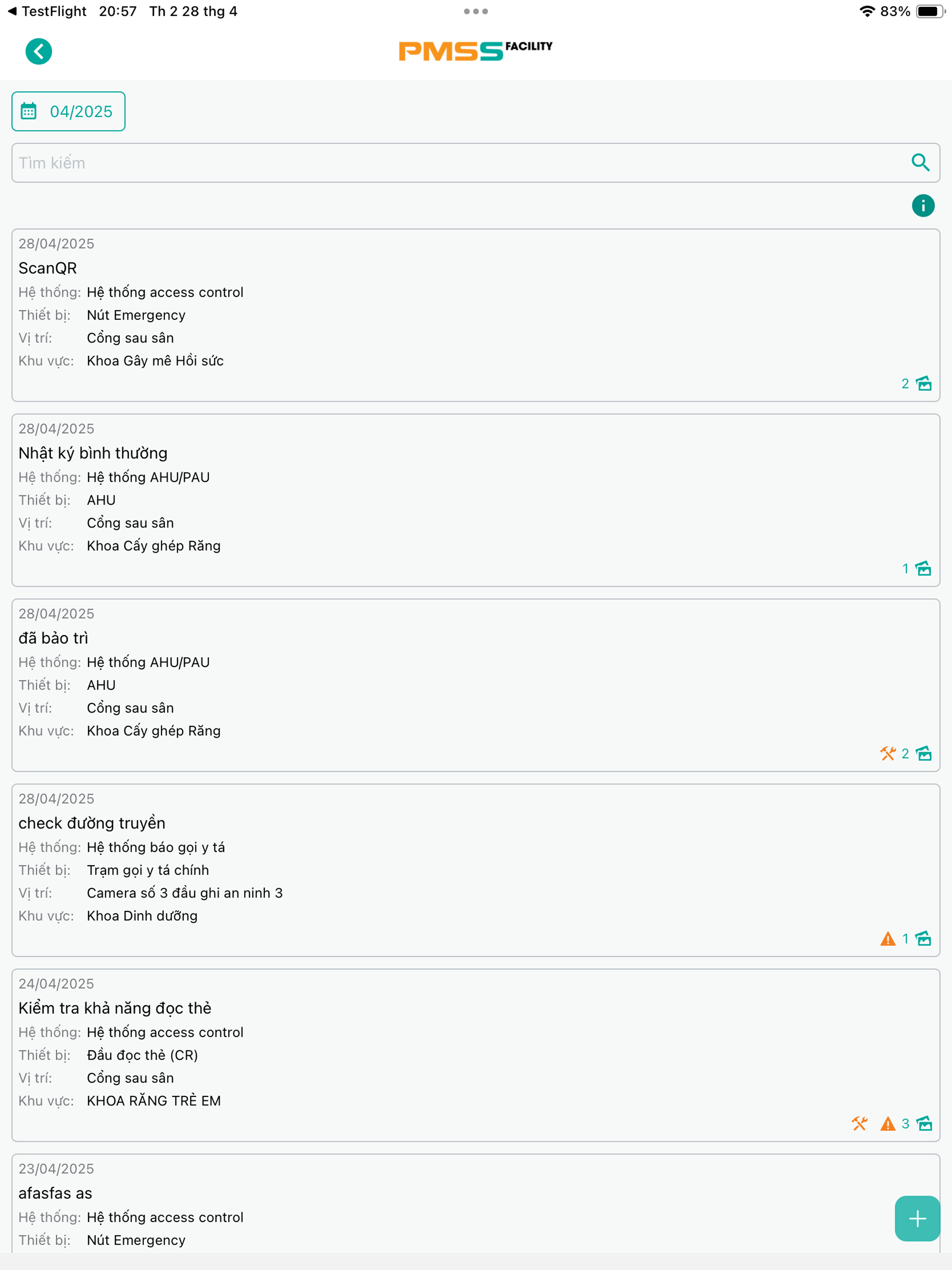 PMSS Facility RHMTW screenshot 7