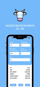 Milk Calculator screenshot #2 for iPhone