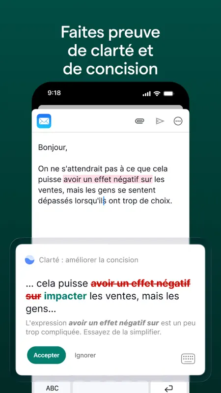 Grammarly: clavier IA & notes screenshot 6 of 10
