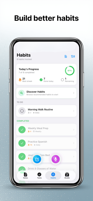 NoteOS: Voice Notes & Tasks Screenshot 6 of 8