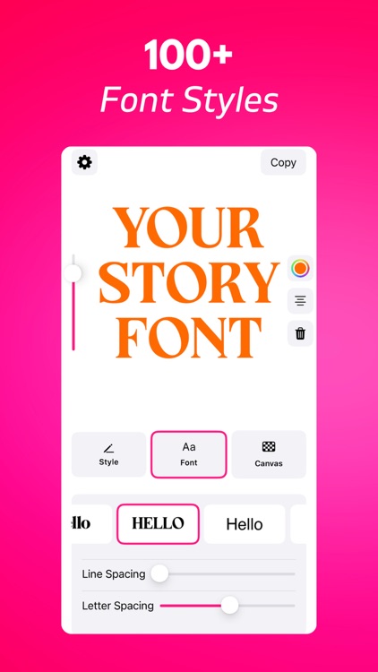 Story Fonts for Instagram