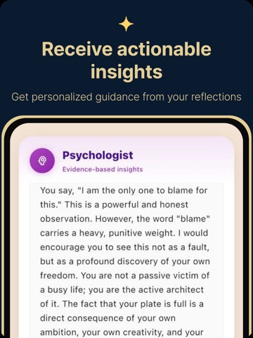 Aksha: AI Journal & Diary iPad screenshot