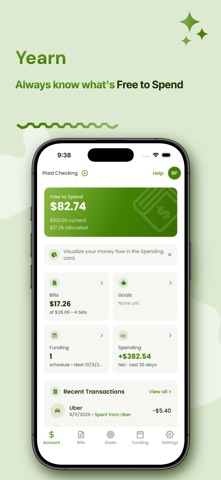 Yearn: Paycheck Budget Planner Screenshot 1 of 8