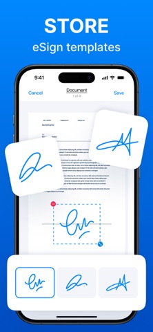 Document Signer App iPhone screenshot