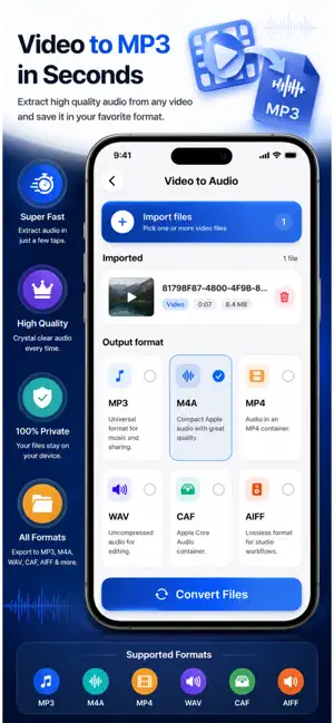 Audio Tools - Video to Mp3 screenshot 2