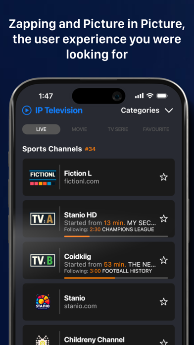 IP Television - IPTV M3U Screenshot