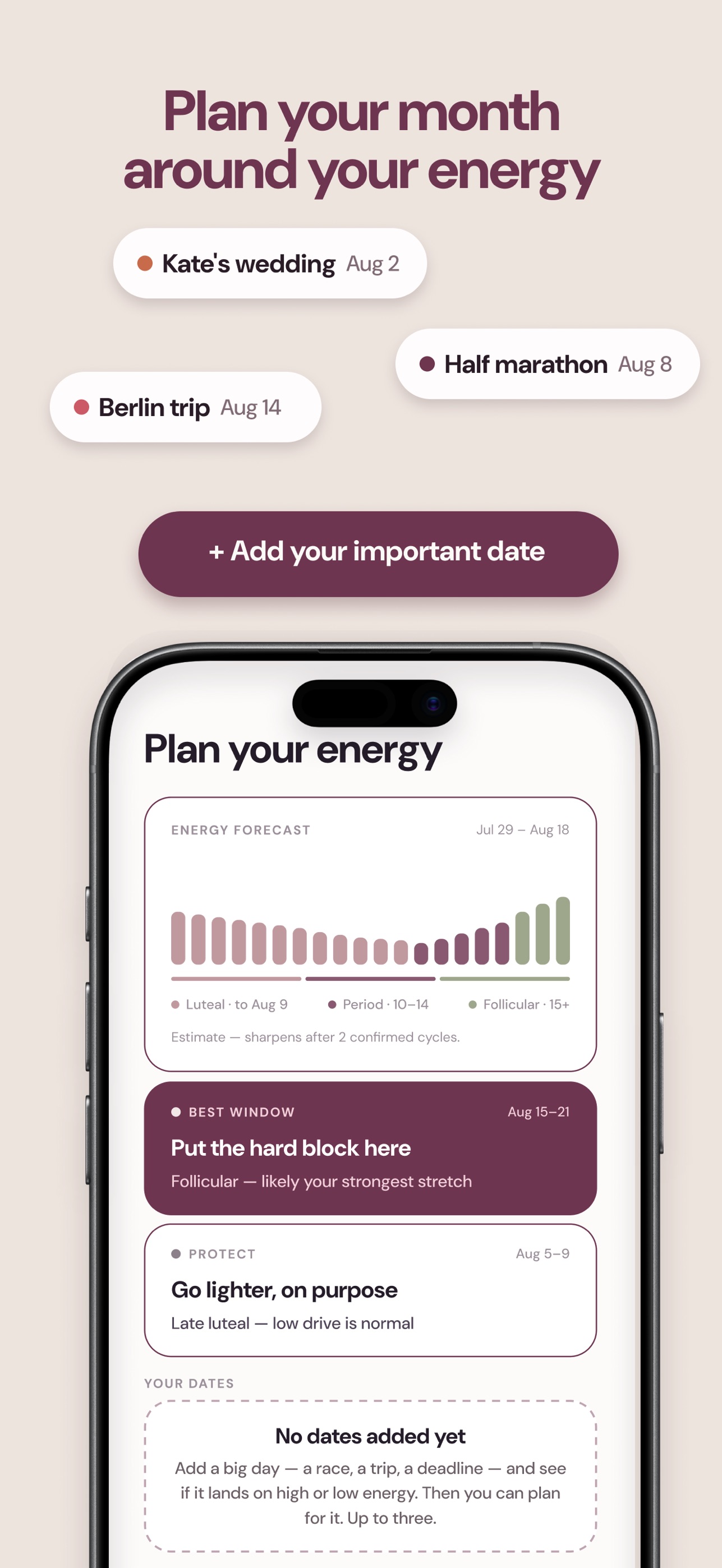 Screenshot 2 of Onda: Women's Cycle Planner