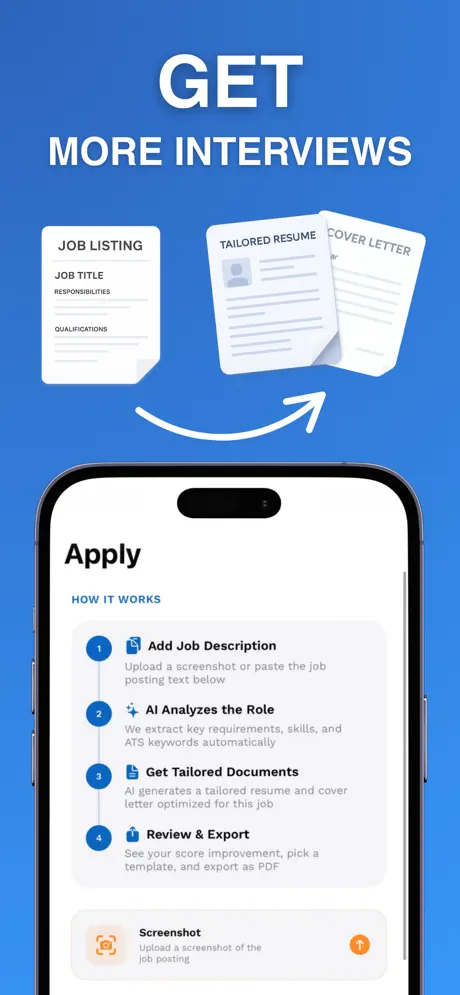 Resume Builder AI Pro AI 简历应用截图